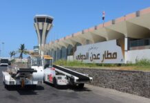 Yemen’s government says Houthis fired two missiles at Aden airport