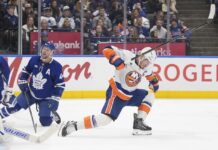 Islanders grind out tough road win over Maple Leafs but suffer two key injuries