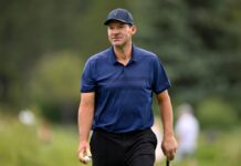 Tony Romo plays in golf event with CBS career in jeopardy in first public appearance since arrest