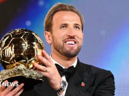 ‘A dream come true’ – Harry Kane on his Ballon d’Or win
