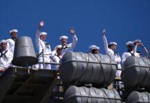 USS Lincoln docks in San Diego, returning home for first time in 321 days