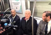 Bruce Blakeman hammers Dem Gov Hochul, Mamdani over subway safety during NYC campaign ride