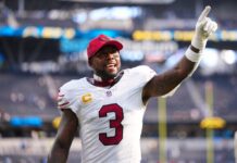 Budda Baker addresses trade rumors in full Halloween costume