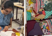 100+ Fashion Students in Haryana Turn Fabric Waste Into Art Without Using a Single Needle or Thread