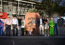 Las Vegas honors hometown hero Kyle Busch with memorial rock and numerous tributes