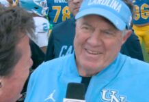 Bill Belichick is all smiles — and even has jokes — after getting first win over ranked opponent