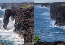 Hawaii’s iconic 550-year-old Hōlei Sea Arch collapses