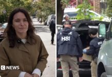 BBC on the scene as agents search Congresswoman Ilhan Omar’s home