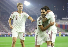 Merino double helps Spain beat Croatia, reach Nations League quarters