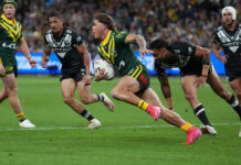 Australia edges New Zealand 24-22 in Rugby League World Cup opener as Bostock scores 3 tries