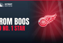 Red Wings Fans React to Dylan Larkin Being Named No. 1 Star vs. Senators