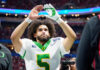 Oregon Receives More Bad News on Dante Moore Ahead of Illinois Showdown