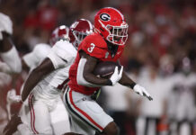 Is Georgia RB Nate Frazier playing at Alabama? Latest injury update