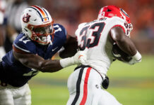 Auburn All-SEC star out vs. Georgia football