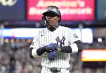 Jazz Chisholm ducks Yankees benching question — as real feelings exposed during broadcast