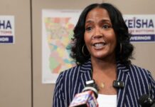 GOP governor candidate skips debate against former Biden advisor, replaced by empty podium