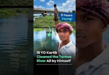 19-Year-Old Cleans River Alone | Removes 1,000+ Kg Waste