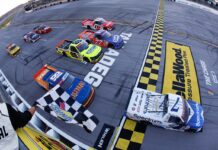 Sammy Smith earns first NASCAR Truck win in wild Talladega finish