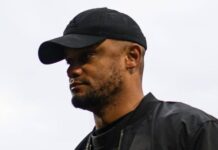 Bayern coach gives Vincent Kompany update: ‘He’s very calm’