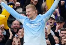 Man City continue to weather storm as Haaland scores twice in Ipswich win
