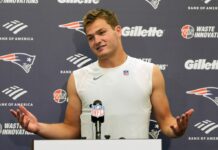 Patriots’ Drake Maye isn’t so sure we landed on the moon