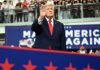 Trump signs pardons for Alaska diesel mechanics onstage during rally touting major energy deals