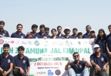 ‘The Garbage Is Our Problem Too’: Barefoot by the Yamuna, 1000 DU Students Clear 2000 Kg of Waste