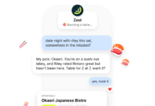 Zest’s new AI agent finds restaurants and books reservations over text